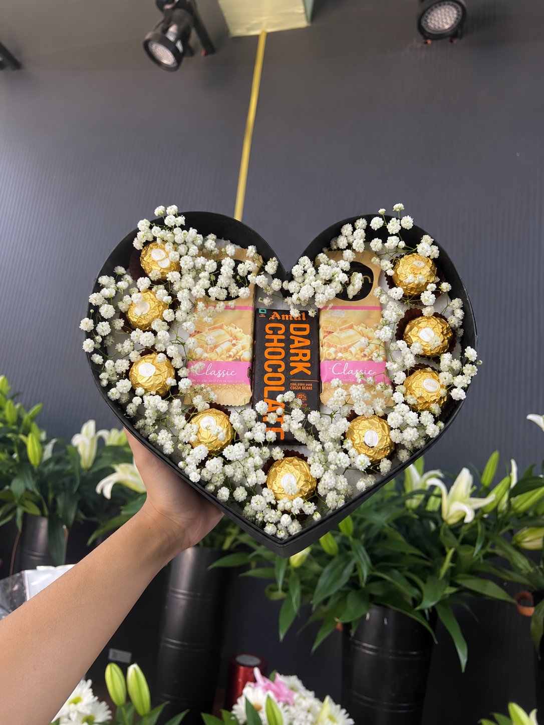 Heart-Shaped Chocolate & Treat Box
