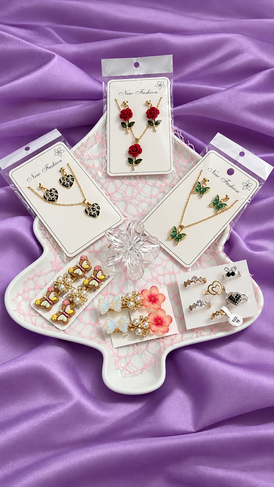 The Royal Garden Jewelry & Keepsake Hair Accessory Set image 1